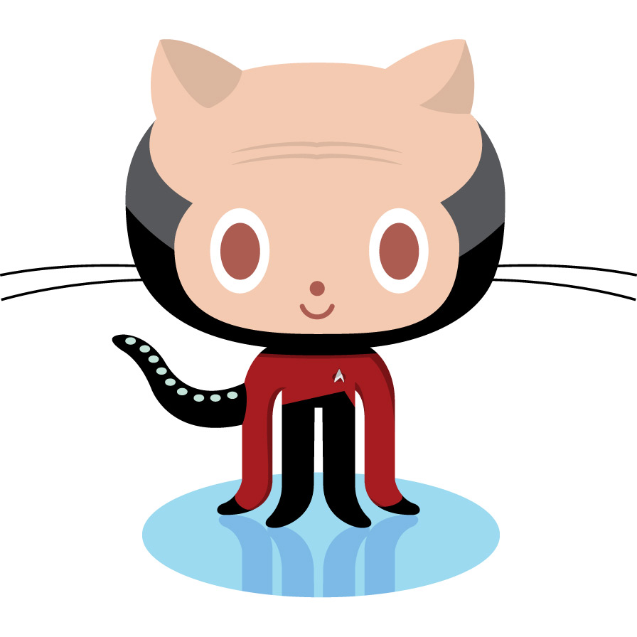 896x896 Github Octocat Vector Png Transparent Github Octocat Vector