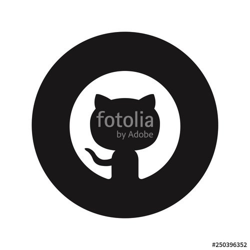 500x500 Github Logo Vector Icon Stock Image And Royalty Free Vector