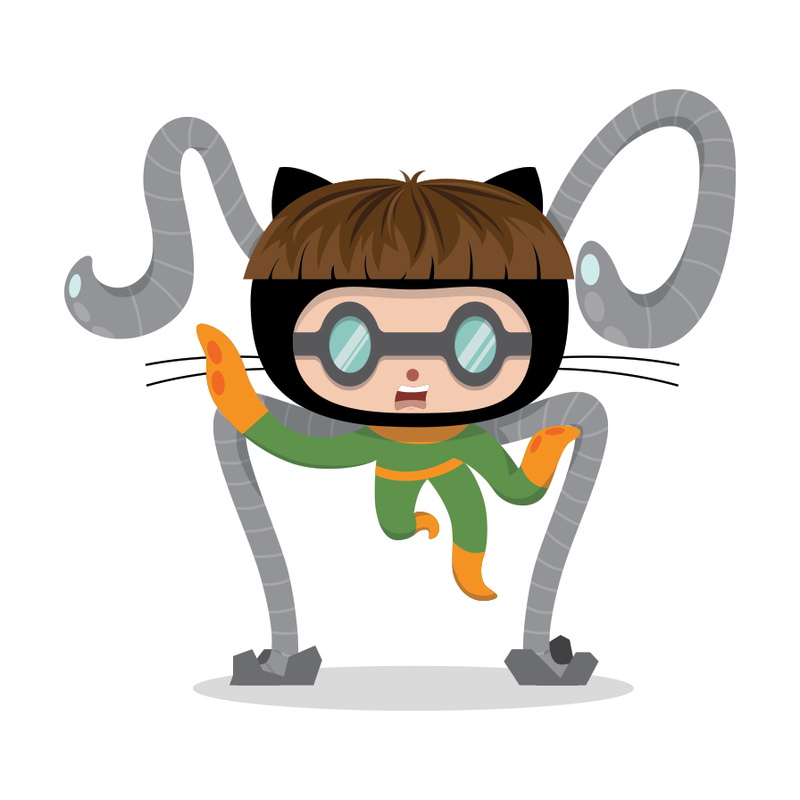 800x800 Download Free Png Github Octocat Logo Vector Pn