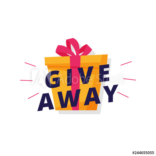 500x500 Giveaway Logo Template Design For Social Media Post Or Website