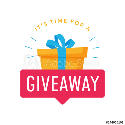 500x500 Giveaway Logo Template For Social Media Post Or Website Banner