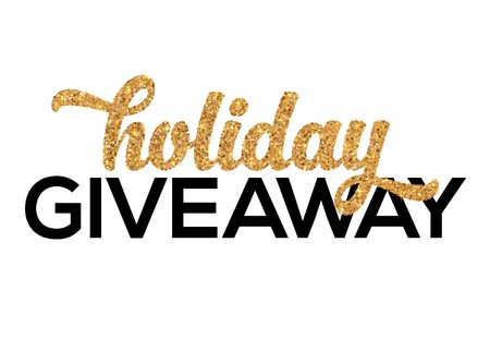 450x322 Golden Holiday Giveaway Vector Sign Isolated On White Background