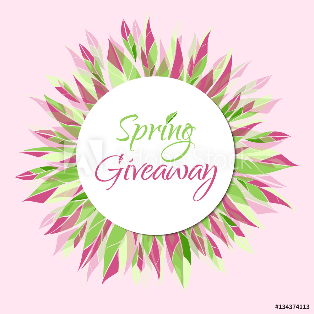 1000x1000 Photo Art Print Spring Giveaway Vector Card Europosters