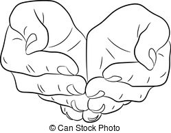249x194 Empty Open Hand Giving Hand Open Clipart Vector Graphics