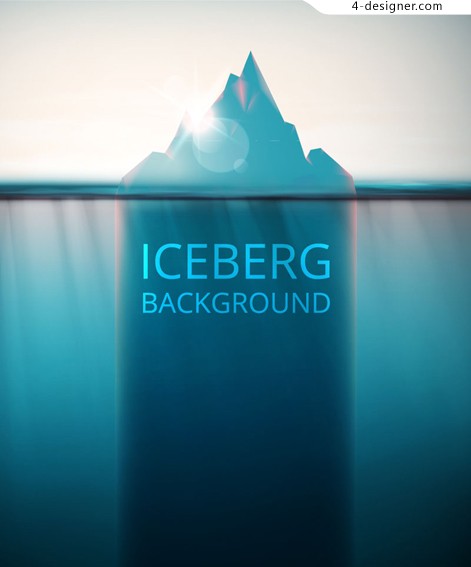 471x567 Designer Glacier Background Vector Material