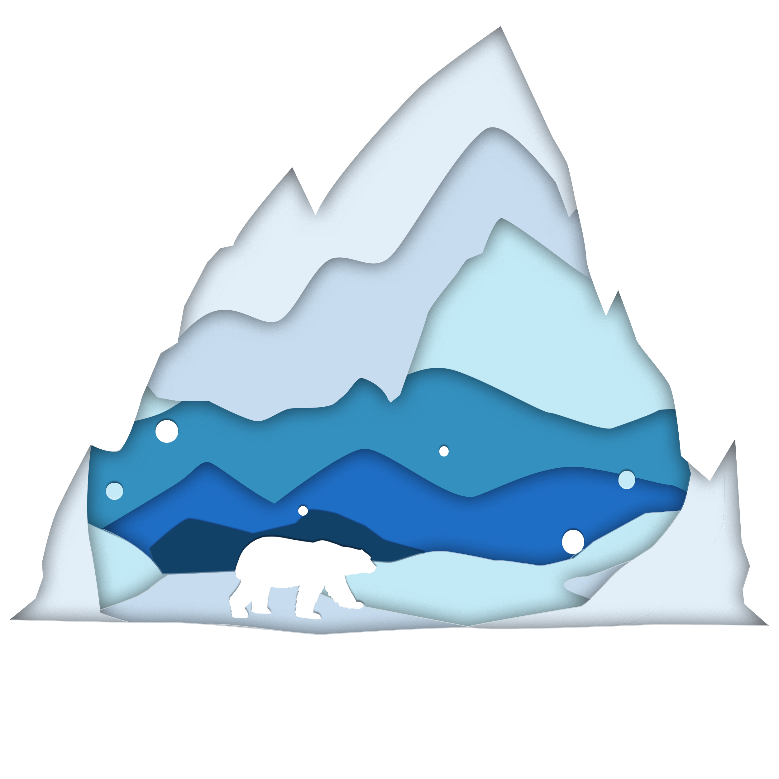 2500x2500 Glacier Vector Clipart Images Gallery For Free Download Myreal