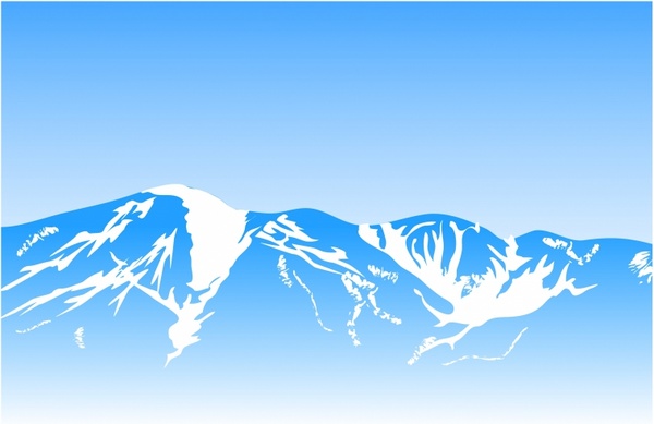 600x389 Glacier Vector Free Vector Download