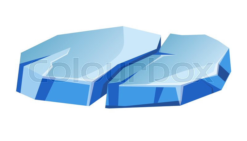 800x459 Blue Transparent Uneven Ice Glacier Stock Vector Colourbox
