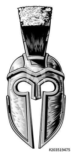 Gladiator Helmet Vector