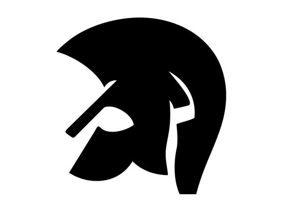 570x428 Gladiator Helmet Gladiator Helmet Silhouette Etsy