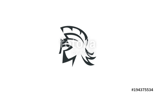 500x300 Gladiator Helmet Vector Stock Image And Royalty Free Vector