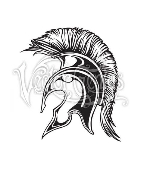 468x580 Armor Gladiator Helmet Stockart