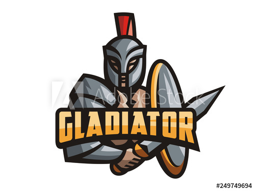 Gladiator Logo Vector Format, Available For Editing Full Color 500x375 Gladiator Logo Vector Format, Available For Editing Full Color