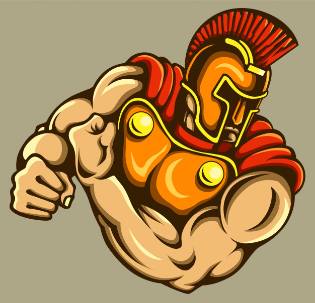 626x604 Gladiator Mascot Vector Premium Download