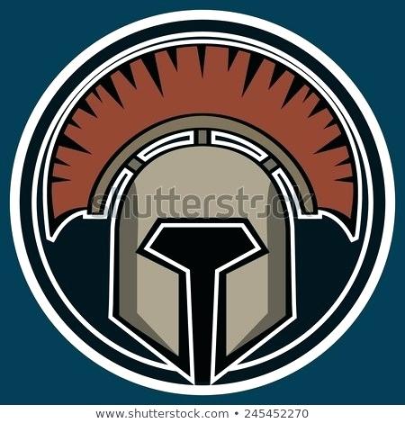 450x470 Helm Gladiator Emblem Mascot Design Stock Vector Royalty Free Helm