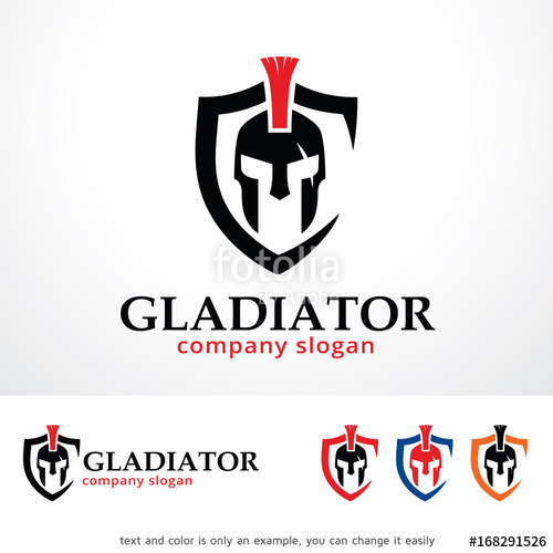 500x500 Gladiator Logo Template Design Vector, Emblem, Design Concept