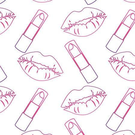 450x450 Neon Line Lips Makeup With Glamour Lipstick Product Background