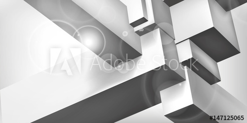 Volume Geometric Shape, Cubes, Abstraction Group Object, Light 500x250 Volume Geometric Shape, Cubes, Abstraction Group Object, Light