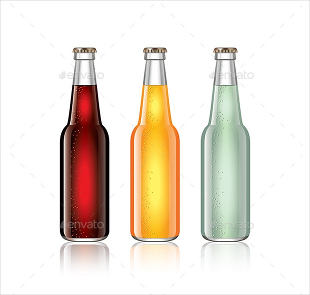 Glass Bottle Vector