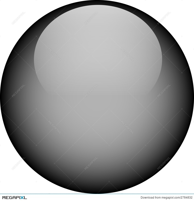 800x830 Vector Grey Glass Button Illustration