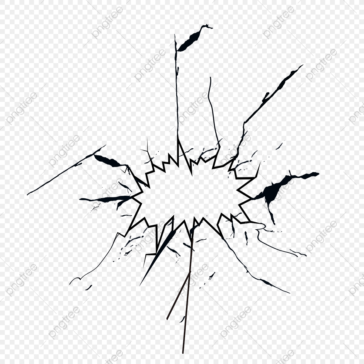 Glass Crack Vector at Vectorified.com | Collection of Glass Crack ...