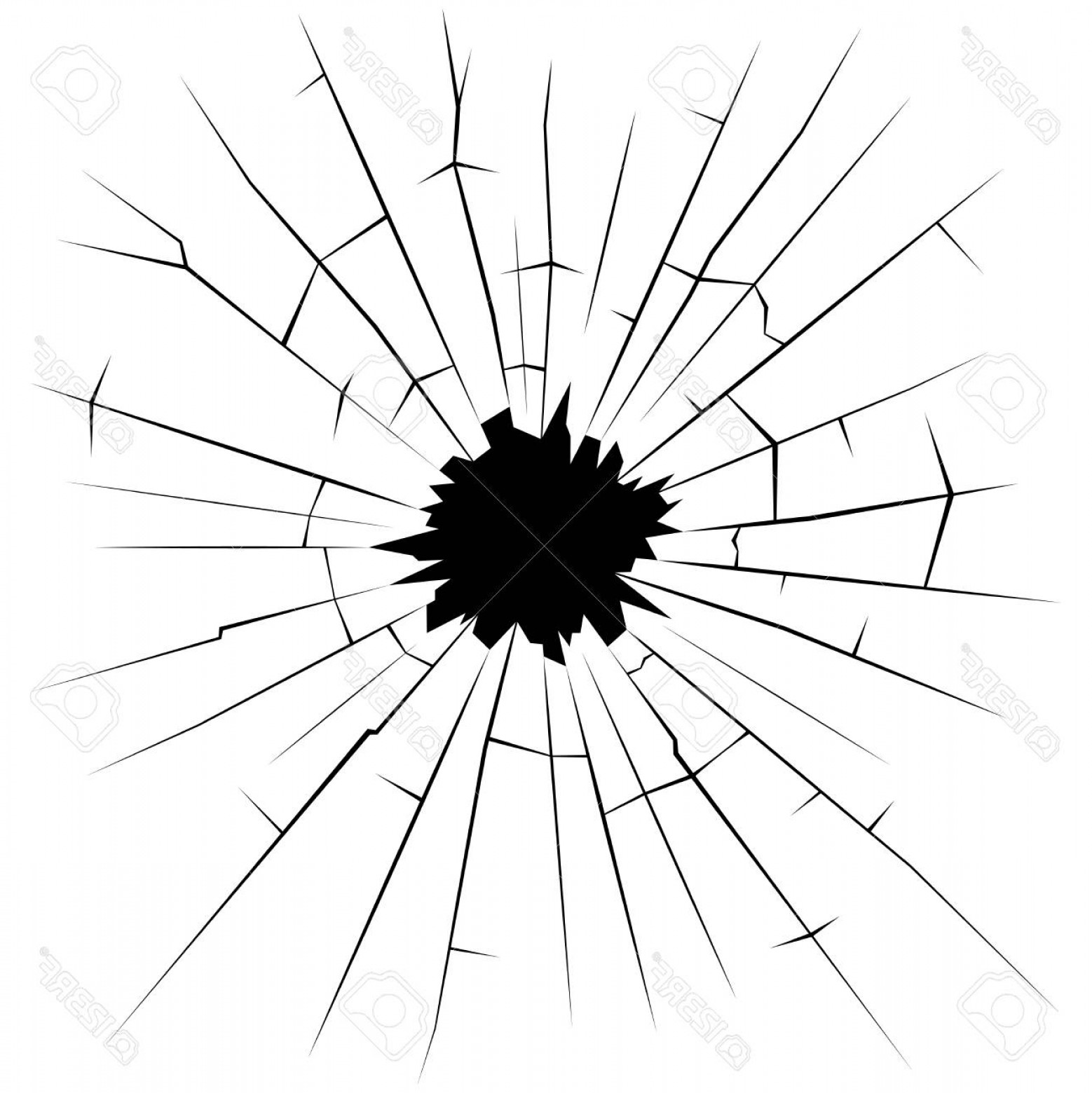 Photostock Vector Broken Glass Cracks Vector Illustration 1558x1560 Photostock Vector Broken Glass Cracks Vector Illustration