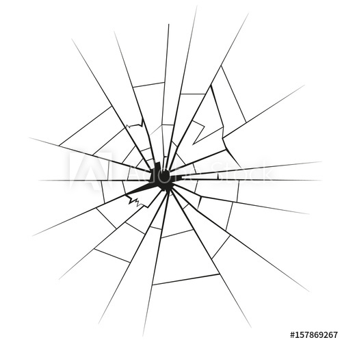 Crack Glass Vector 500x500 Crack Glass Vector