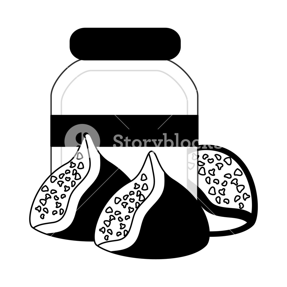 1000x1000 Candy Chocolate Sweet Chips And Glass Jar Vector Illustration