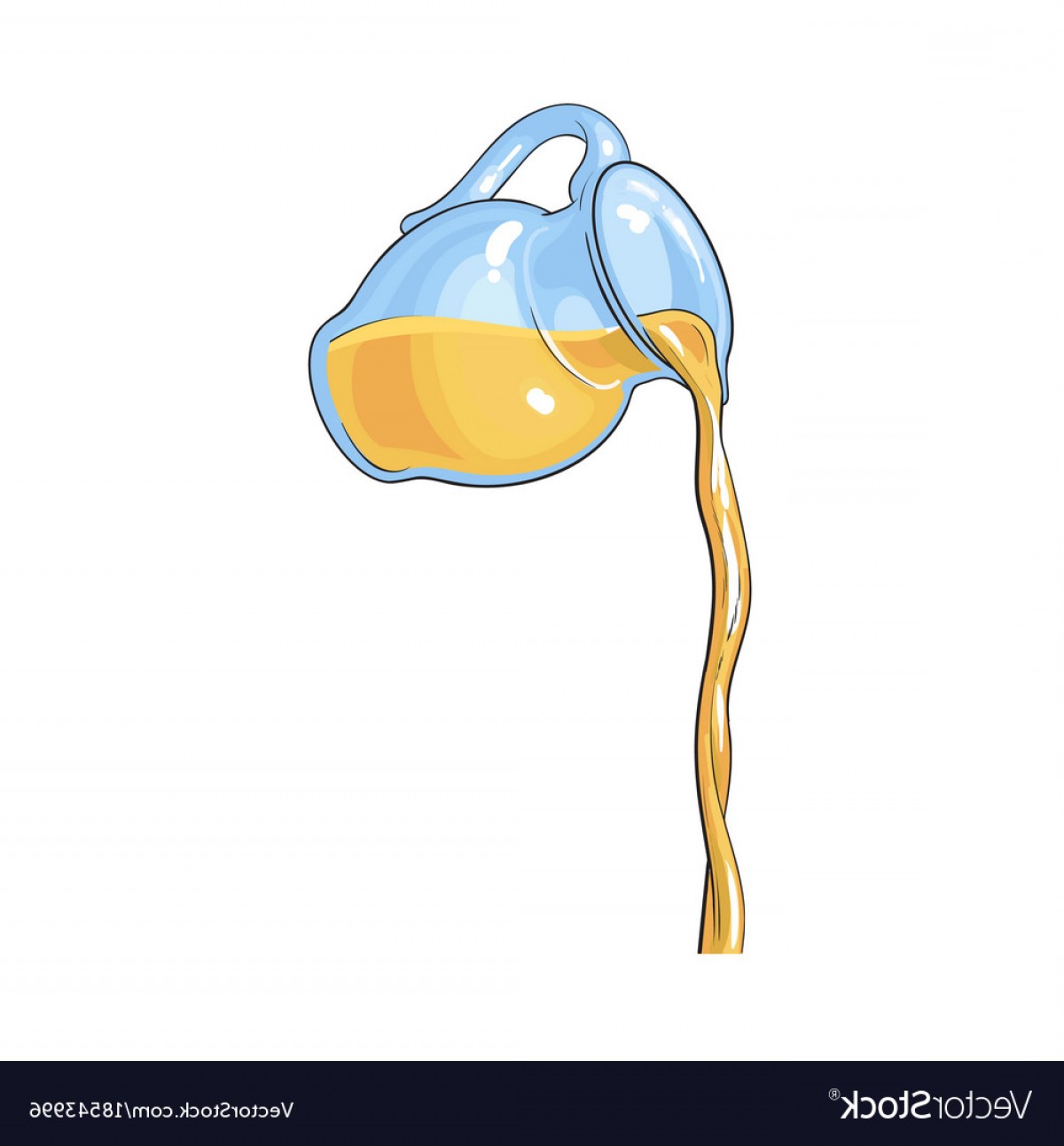 1200x1293 Drawing Of Orange Juice Pouring From Glass Jar Vector Handandbeak