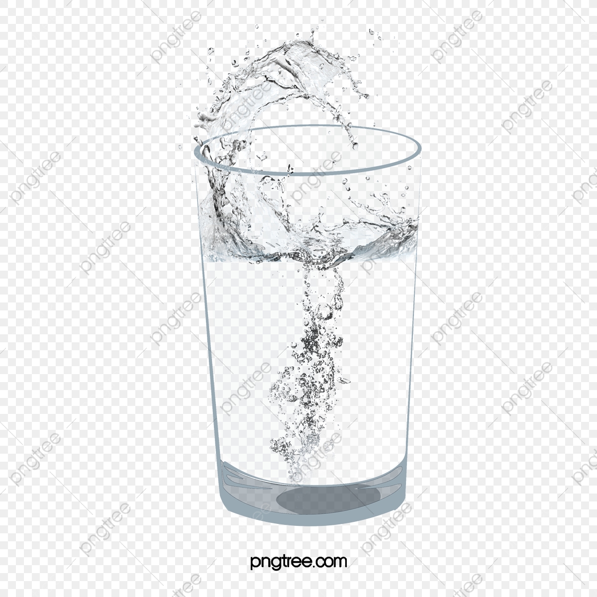 1200x1200 Vector Glass Of Blue Water, Blue Vector, Water Vector, Vector Png