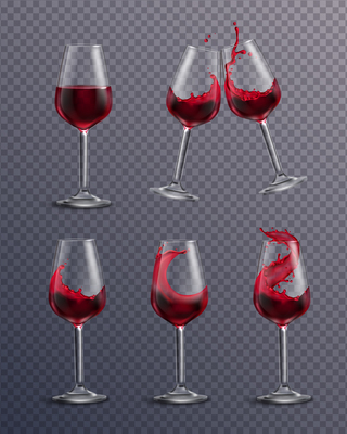 320x400 Page Glass Of Wine On Curated Vector Illustrations, Stock