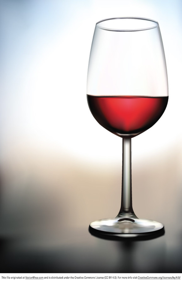 606x936 Glass Of Wine Vector