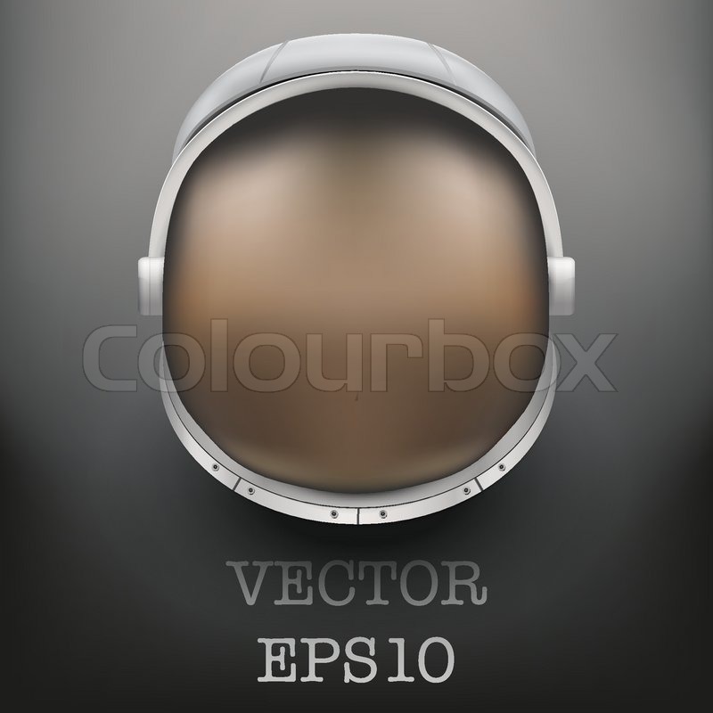 800x800 Astronaut Helmet With Big Glass And Stock Vector Colourbox