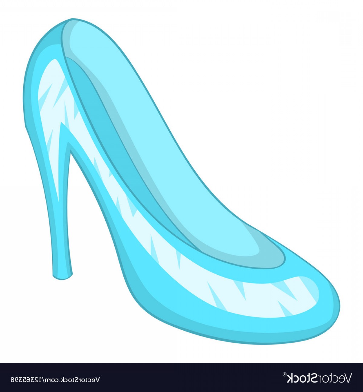 Glass Slipper Vector at Vectorified.com | Collection of Glass Slipper ...