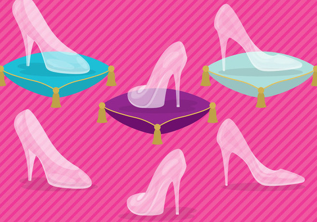 632x443 Glass Slipper Vectors Free Vector Download Cannypic