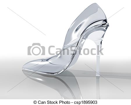 450x363 Illustration Of An Original Glass Slipper Design Fit