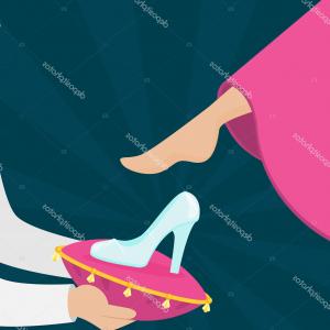 300x300 Silhouette Cinderella Wearing Her Glass Slipper Sarahgardan