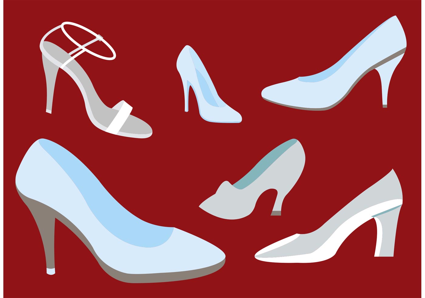 1400x980 Cinderella Slipper Free Vector Art