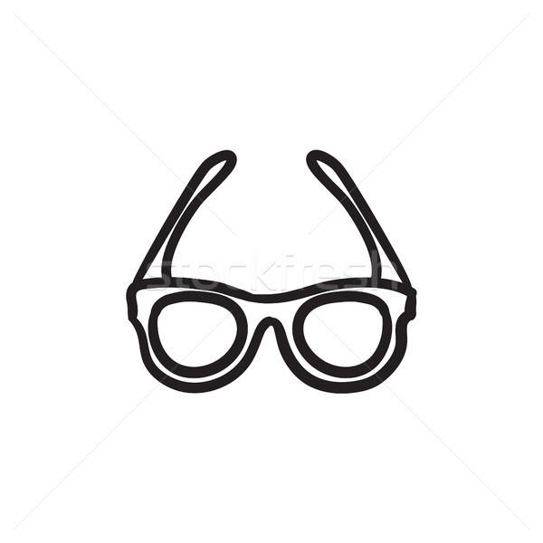 Glasses Sketch Icon Vector Illustration Andrei Krauchuk 600x600 Glasses Sketch Icon Vector Illustration Andrei Krauchuk