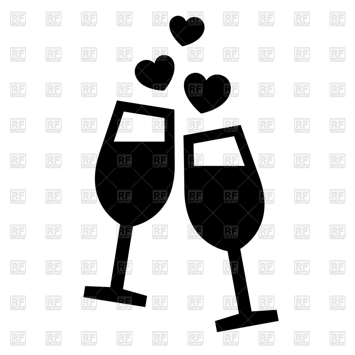 Glasses With Hearts Black Icon Vector Image Of Icons And Emblems 1200x1200 Glasses With Hearts Black Icon Vector Image Of Icons And Emblems