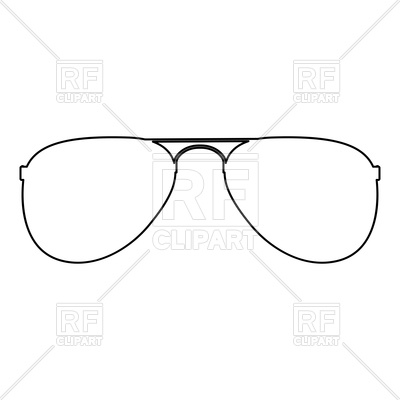 Glasses Outline 400x400 Glasses Outline