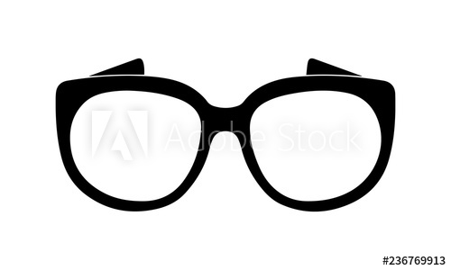 Black Glasses Vector 500x300 Black Glasses Vector