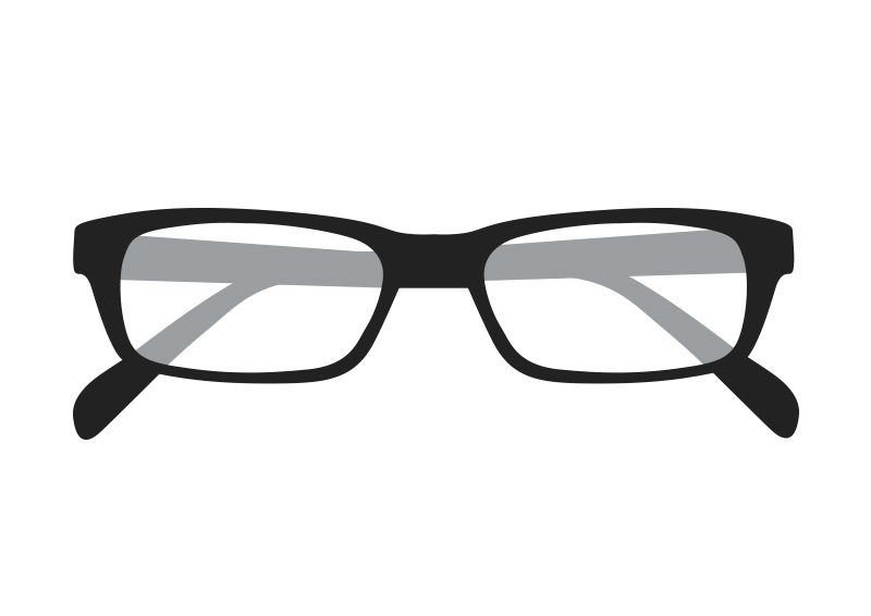 Folded Eyeglasses Vector 800x566 Folded Eyeglasses Vector