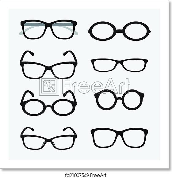 Free Art Print Of Vector Group Of An Glasses Vector Group 561x581 Free Art Print Of Vector Group Of An Glasses Vector Group
