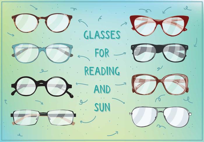 700x490 Glasses Free Vector Art