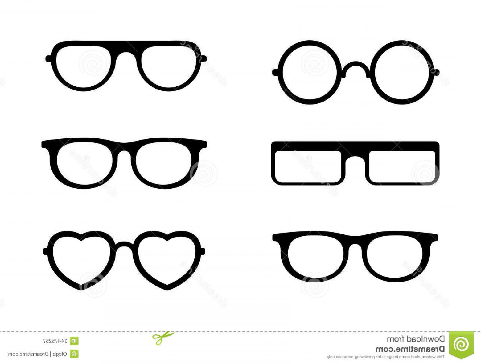 1560x1183 Royalty Free Stock Photography Glasses Vector Set White Image