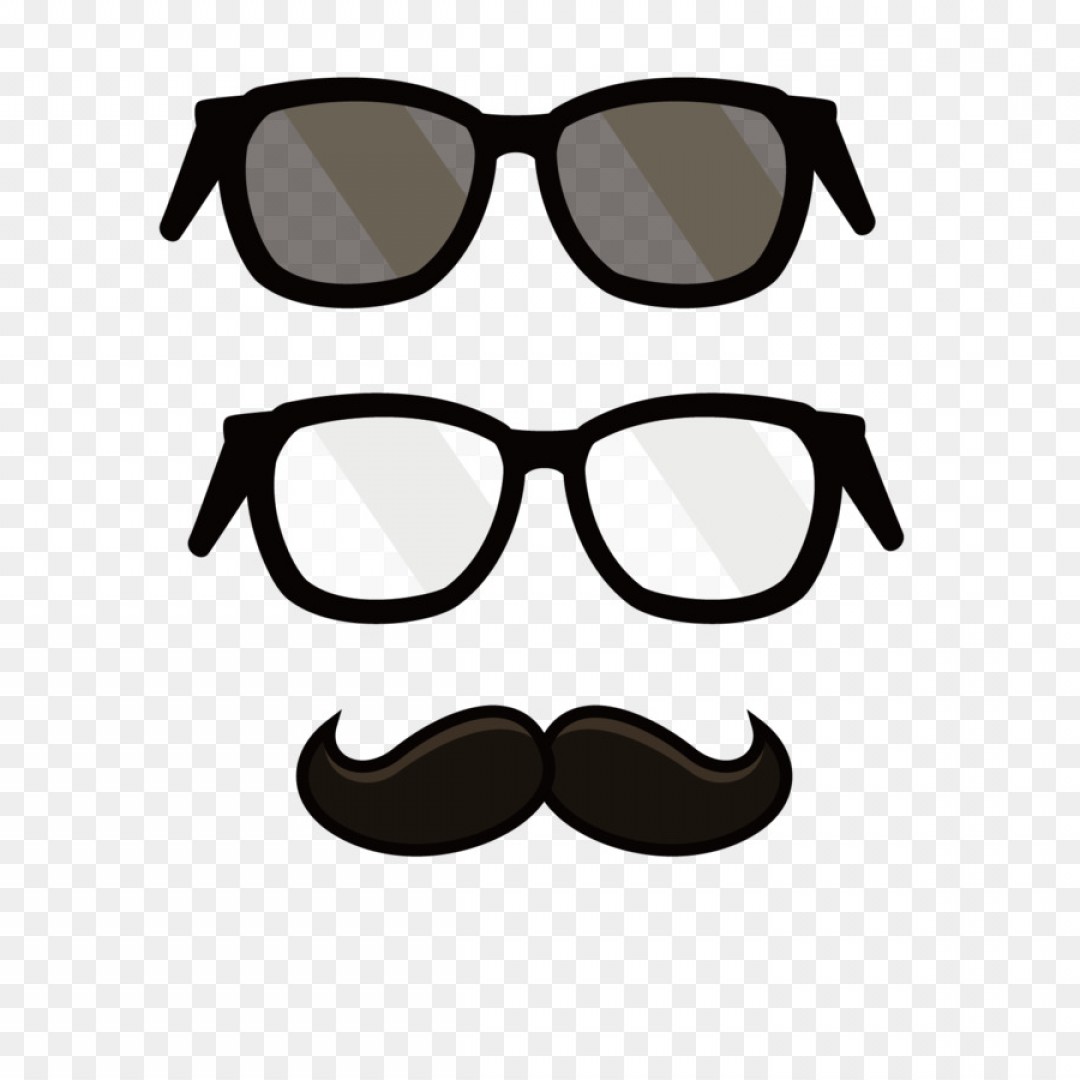 1080x1080 Png Sunglasses Beard Designer Vector Black Glasses Bea Soidergi