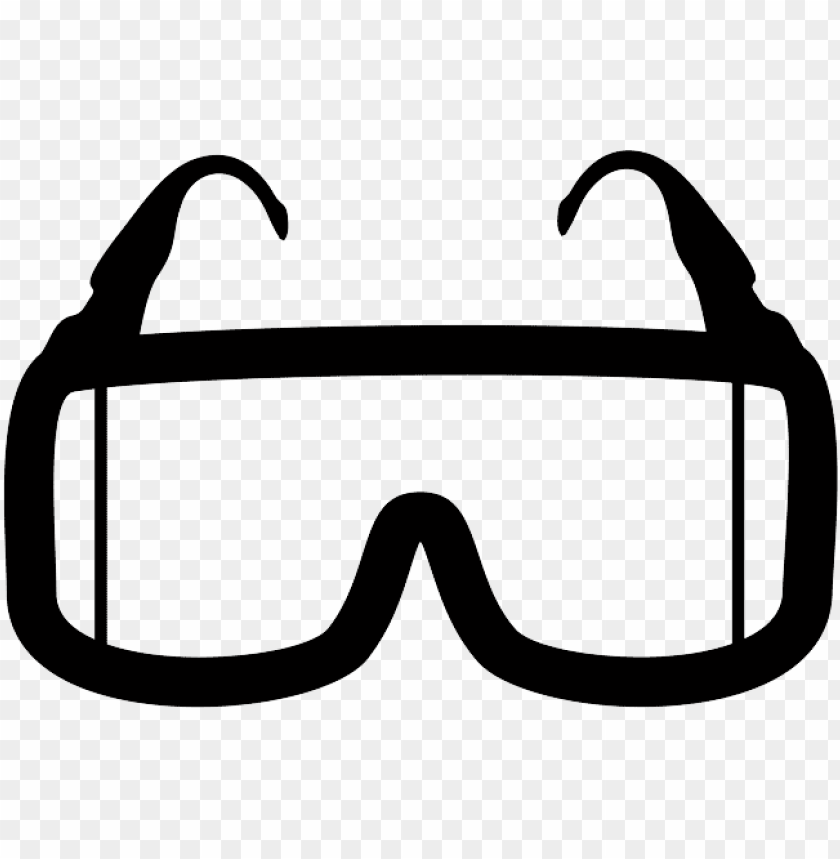 840x859 Safety Glasses Vector