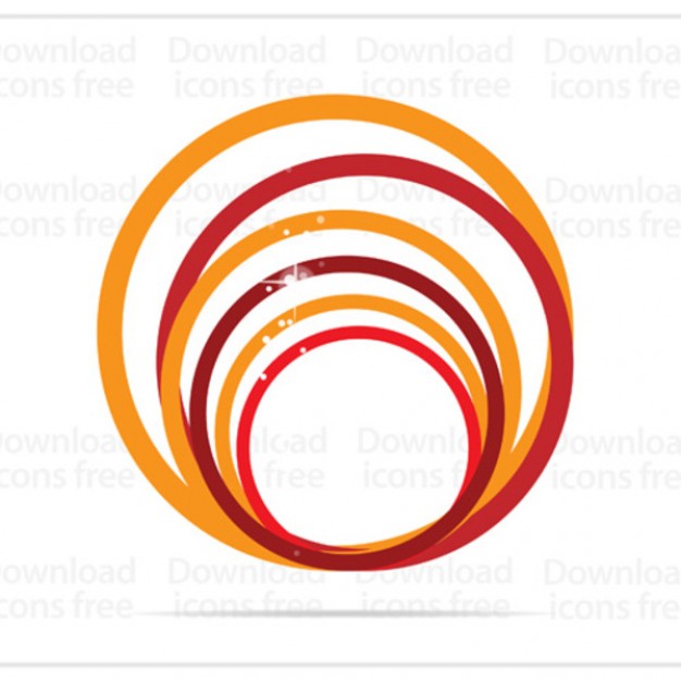 626x626 Concentric Rings With Glint Vector Free Download