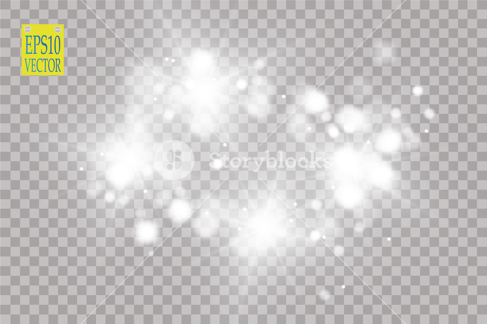 1000x667 Lights On Transparent Background Vector White Glitter Wave